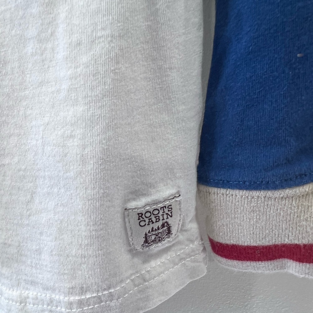 ⭐️3/30⭐️ Roots Canada Kids Blue and White Cabin Shirt - Picture 3 of 5